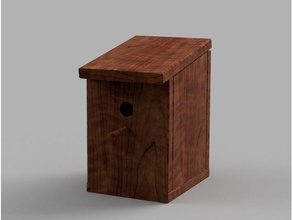 birdhouse outdoor & garden wood 3d print model - Mito3D