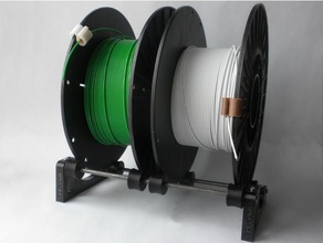 universal spool holder 3d printer accessories filament spoolholder 3d print model - Mito3D