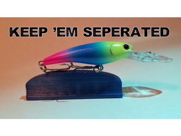 crankbait portero deporte y al aire libre de pesca cebo los peces señuelo enchufe la el manivela aparejos lipless caja trastos 3D print model - Mito3D