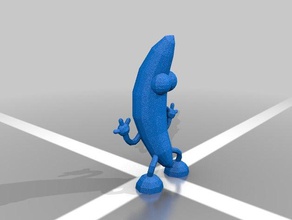 dancing banana roblox 3d-drucken 3d print model - Mito3D