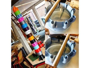 interlocking rocket stack construction toys 3d print model - Mito3D