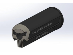 punisher flash hider sport & outdoors 3d print model - Mito3D