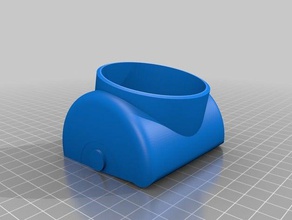 ventilación de la pieza a4 b5 60mm 3d print model - Mito3D