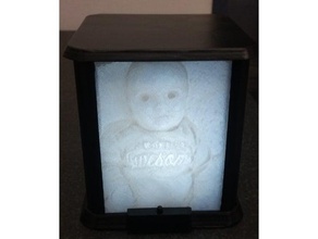 litografía cuadro de luz los hogares la del led litho caja lithograme imagen 3d print model - Mito3D