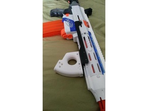 nerf pyragon picatinny grip attachment toy & game accessories gun mod retaliator 3d print model - Mito3D