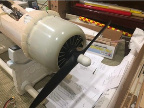 f4u corsair spinner r c vehicles prop nut propeller top flite 3d print model - Mito3D