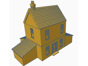Europäische wwii Haus Gebäude & Strukturen 3d print model - Mito3D