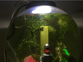 aquário lâmpada A impressão 3d peixe 3d print model - Mito3D