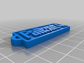 fallout4 Schlüsselanhänger vault-tec 3d print model - Mito3D