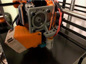 titan extruder bltouch mount 3d printer parts 3d print model - Mito3D