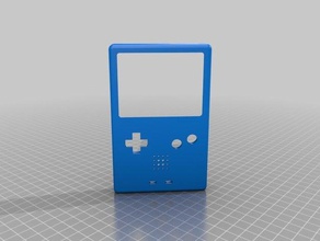 gameboy advance sp enclosure remixed speaker grill video games handheld game device 3d print model - Mito3D