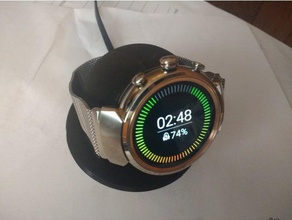 asus zenwatch 3 charger ball gadgets smart watch 3d print model - Mito3D