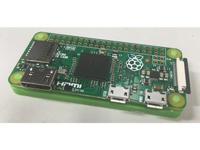 raspberry pi zero holder screwless hobby 3d print model - Mito3D