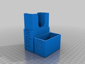 kdm deckboxes inserti giochi casella di inserimento deckbox regno della morte del mostro 3d print model - Mito3D