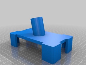 guitar pedal stand music 3d print model - Mito3D