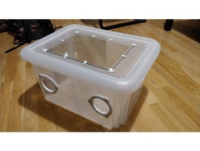 dremel-box diy box dremel Zubehör idea builder entfernt workstation 3d print model - Mito3D
