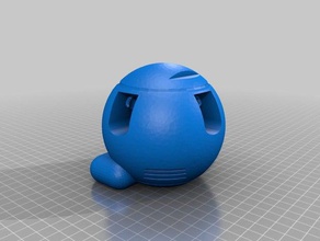 codsworth oco corpo modelo de robôs fallout 4 mr útil jogo vídeo 3d print model - Mito3D