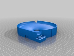 duplo compatible marbre exécuter des cônes à double entrée jouets de construction lego 3d print model - Mito3D