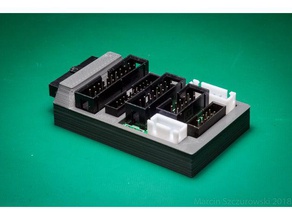 jtag convertitore adattatore telaio l'elettronica chassis 3d print model - Mito3D