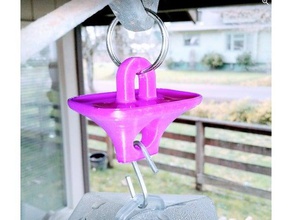 ant trap - smallish hummingbird feeders outdoor & garden 3d print model - Mito3D