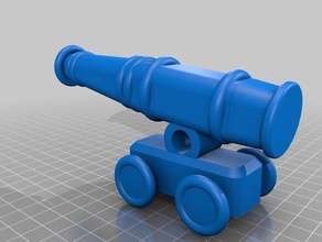 dason canon construction toys 3d print model - Mito3D