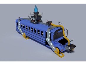 batalha de ônibus fortnite scans e réplicas o blender secretária divertido réplica brinquedo 3d print model - Mito3D