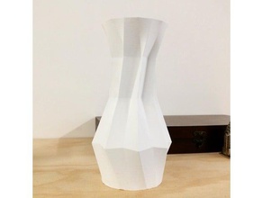 origami-vase Skulpturen design origami vase 3d print model - Mito3D