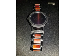 Uhrenarmband 20mm 22mm converter link - Zubehör ticwatch e Uhr-band 3d print model - Mito3D