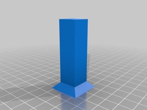 15mm square column 3d printing tests 3d print model - Mito3D