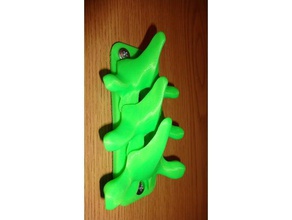 spine coat hanger hooks decor biology hook decoration 3d print model - Mito3D