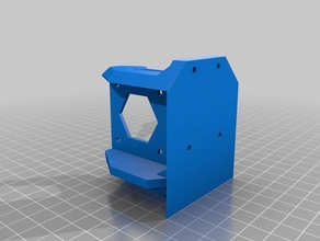 reduplicator i3 mk3x - titan aero mount piezo remix 3d printer parts e3d maker select v2 wanhao duplicator 3d print model - Mito3D