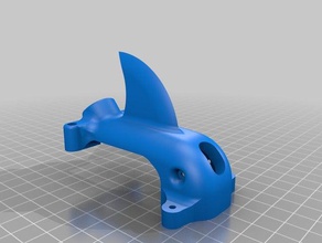 itme İHA alfa - spaz pod sharkfin 3d yazıcı parçaları 3d print model - Mito3D