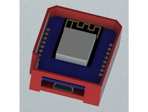 Fall wemos d1 mini - Elektronik 3d print model - Mito3D