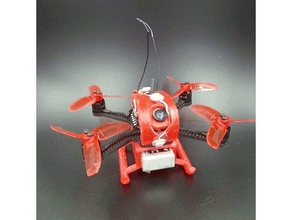 3s battery holder & landing skid leader120 quadcopter r c vehicles 3d print model - Mito3D