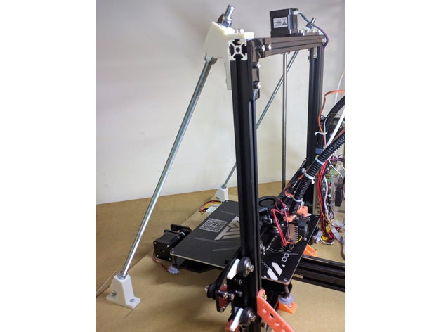 tevo tarantula rear mount screw brace 3d printing 3D print model - Mito3D