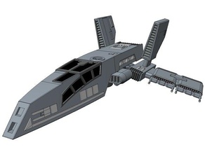 sw - hwk-290 falcão série de luz cargueiro brinquedos & games quadrinhos pc-jogo scifi star wars nave x-wing miniaturas 3d print model - Mito3D