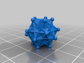 dual material de dodecaedro a arte dualextrusion dupla cores extrusora extrusoras extrusão 3d print model - Mito3D