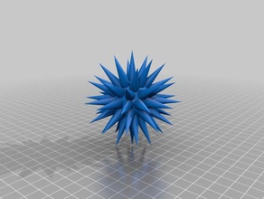 impossible print 3d printing tests sphere spike test 3d print model - Mito3D