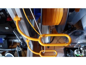 filament guide 40 x 80 alu-profile interaktive Kunst 40x40 40x80 80x80 aluminium extrusion-Profil felix 3d-tec4 3d-Drucker filament-guide Profil snap-fit snap-on 3d print model - Mito3D