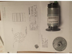 wheel mount hub andymark gear am-2537 robotics 3d print model - Mito3D