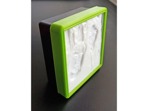 quadro de imagem mini lithophane caixa-de-luz - simples Arte 2d caixa luz 3d print model - Mito3D