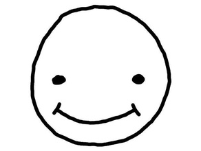 concrafter luca sorriso smyli emoji emojis emoyi rosto tinha mini nice sorrir no smyler 3d print model - Mito3D