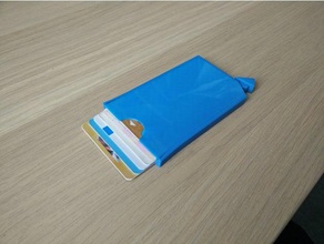 totalmente en 3d imprimibles titular de la tarjeta monedero accesorios 3d print model - Mito3D