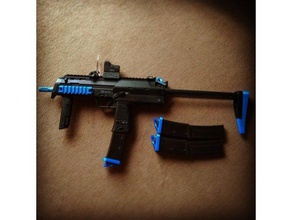 picatinny rail airsoft mp7 sport & outdoors 6mm accesories accessories parts 3d print model - Mito3D