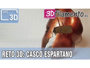 total real do capacete spartan traje espartanos 3d print model - Mito3D