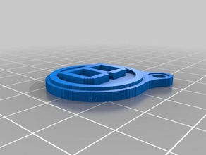 key chain 3d slash 3d print model - Mito3D