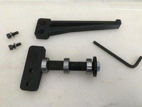 quick change modular low friction spool arm lulzbot mini 3d printer parts 3d print model - Mito3D