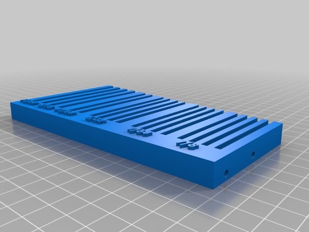 drill bit tray tool holders & boxes holder 3D print model - Mito3D