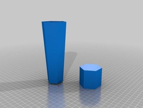 honeycomb-cup Haushalt cup Becher 3d print model - Mito3D