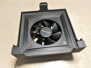 m200 hepa filtre tutucu 80 mm fan zortrax 3d yazıcı parçaları hava temizleyici kapak kapağı sahibi kefen 3d print model - Mito3D